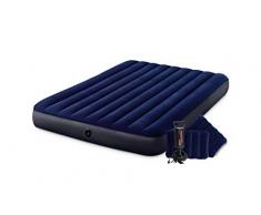 INTEX - Matelas Gonflable, 64765, Multicolore, 152 x 203 x 25 cm