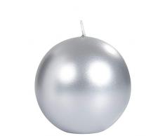 Ivyline s0636005078 80 mm Diamètre Bougie Boule – Argent