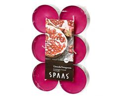 Ivyline S0392120290 Citronnelle Bougies 12 Maxi Citronnelle et grenade - Dark Fuchsia - Rose