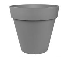 Emsa City Classic Pot à Fleurs pour Balcon, Bleu Vieilli 40 x 36 cm Gris poussière