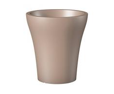 Scheurich 55460 264/32 No1 Style High Pot de Fleurs Plastique Living Taupe 29 x 29 x 32 cm