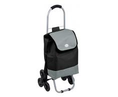 GARDEN FRIEND T1407102 Poussette Trio Bicolore Noir/Gris