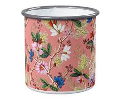 V&A Va033 Petit Pot de Fleurs Corail Kilburn avec Motif Floral – Rose