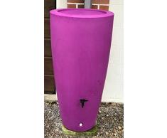 PlastUp Rotomoulage Pot Conique R&C récupérateur Eau de Pluie 200L Violet