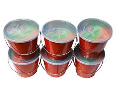 The Buzz STV International stv430 m Bougie Seau – Grand, Citronnelle, Multicolore, 13 x 13 x 12,5 cm