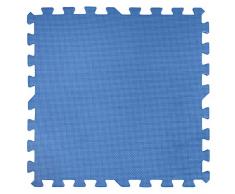 Gre MPF509P - Protecteur de sol pour piscine, 9 pièces, Couleur bleu, épaisseur de 8 mm