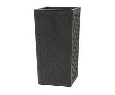 ECO GARDEN Vitality Pot de Fleurs en Caoutchouc recyclé Ardoise