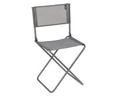Lafuma Chaise pliante de camping, Compacte, CNO, Texplast, Couleur: Silex, LFM2834-8544