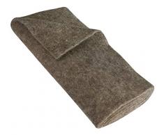 Windhager Feutre Tapis en Laine de Mouton 2 x 0,38 m Gris