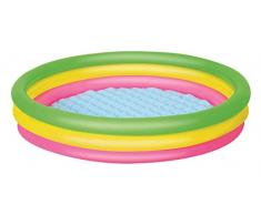 Bestway 51103 Piscine gonflable pataugeoire Arc en Ciel 3 boudins 152 x 30 cm