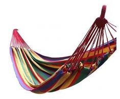 tevenger Hamac Suspendu pour extérieur et Jardin Motif au Choix Rouge/Jaune
