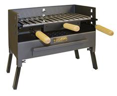 IMEX EL ZORRO 71422.0 Barbecue de Table avec Grille, Noir, 43. 5 x 24. 5 x 39. 5 cm