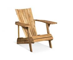 LANTERFANT 7433655723766 Adirondack Fred Fauteuil de Jardin en Bois dacacia Marron