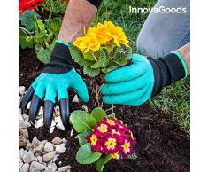 Innovagoods Gants de jardinage avec griffes Vert