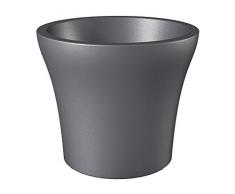 Scheurich 55439 268/30 No1 Style Pot de Fleurs Plastique Gris Métallique 29 x 29 x 25 cm