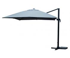 Jja JJ107284 Fresno Parasol Décentre Ardoise 3 x 4 m