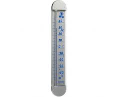 Fackelmann Tecno Thermomètre de Fenêtre 19x4cm en Plastique/PS, Bleu, 19x4x4 cm