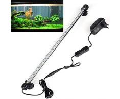 DOCEAN Lampe Tube Submersible pour Aquarium, 5,8W LED Lampe étanche Lumière 48cm Blanche Eclairage Aquarium LED