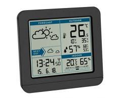 TFA-Dostmann Sky 35.1152.01 Station météo Radio avec capteur extérieur, prévisions météorologiques, Horloge Radio, intérieur et extérieur