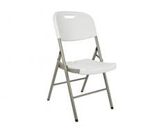 Velleman Chaise, Blanc, 47 x 25 x 108 cm, fp164 N