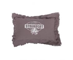 Strandgut07 - Oreiller avec fermeture éclair, 50 x 30 cm, Beige