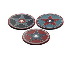 Marine Business 26040 Enjoy Etoile Dessous de Verre 6 Pièces