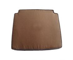 Ambientehome 62927 Galette de Chaise réversible Marron/Gris 50 x 57 x 5 cm