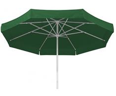 Schneider Parasol Jumbo, Vert, env. 400 cm Ø, en 8 Parties, Rond, 400x400x295 cm