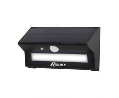 ribimex PRLUMSOL2/M Applique Murale Solaire avec capteur Noir