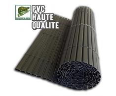 ECG Canisse PVC double face Marron 300 x 0.5 x 100 cm