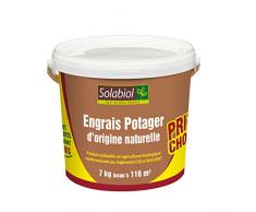 Solabiol SOPOT7 Engrais Potager Prix Choc 7 Kg | Utilisable en Agriculture Biologique, Puissant