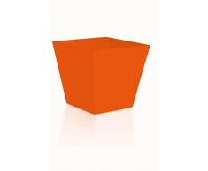 Plart Design DP1818 Peonia Banc Orange 30 x 42 x 41 cm
