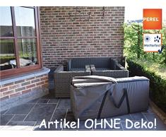 Perel Garden occb Étui pour Coussin, Anthracite, 125 x 40 x 50 cm