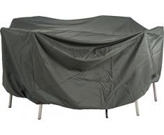 Étoile Housse de Protection pour Meubles de Jardin, Ovale de chaises Gris Uni, 220 x 320 x 90 cm, 3,3 ML, 454812