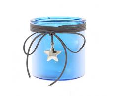 Festive Productions P014773 10 cm à Piles éclairé Effet étoile Lanterne avec Pendentif étoile – Rouge