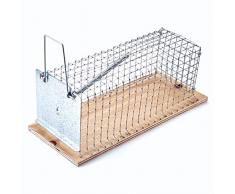 SWISSINNO Solution Classique Cage Rat Beige/Argent 12 x 13 x 29 cm