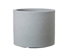 PP-PLASTIC Pflanztopf Rondo Ø29xH24,5 cm Pot à Plantes, Stony-Grey, 30 cm