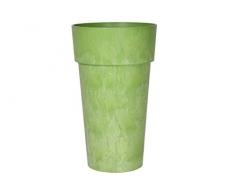 Artstone Pot de Fleurs, Bac à Plante Luna, résistant au Gel et ultraléger, Vert Limon, 36x62cm