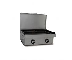 Simogas Futura-60 Plancha à Gaz Acier INOX 65,0 x 46,5 x 26 cm