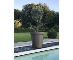 Pot de fleurs delight 200L taupe - Fabrication française