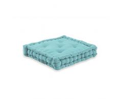 Galileo Casa 5900211 Coussin Matelas 40 x 40 x 8 cm 1150 g Aquamarine, Vert + Bleu