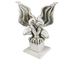 Design Toscano OS69377 Statuette Draga la Gargouille Vampire , Marron, 15 x 18 x 24 cm