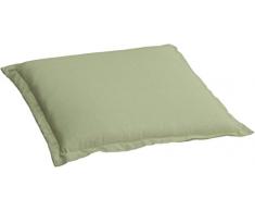 Gartenstuhl-Kissen Coussin de Chaise carré - Couleur Olive Verte - Environ 50x50cm / / Environ 6 cm dépaisseur