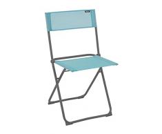 LAFUMA Chaise Pliante compacte, Terrasse, Balcon et Jardin, Balcony, Batyline, Couleur: Lac, LFM2600-8553