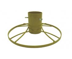 Bosmere Pied Contemporain pour Sapin de Noël 10 cm, Métal, doré