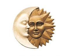 Design Toscano NG32758 Sculpture Murale d’Homme Vert Harmonie céleste, Ivoire, 5 x 39,5 x 39,5 cm