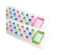 INTEX Matelas gonflable transparent à poches