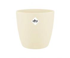 Elho Brussels Rond 30 - Pot De Fleurs - Ivoire - Intérieur - Ø 29.4 x H 27.4 cm
