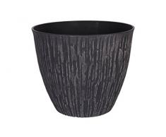 Cera-Mix Pot de Fleurs, Bac à Plante Caval, résistant au Gel et ultraléger, Noir, 51x44cm