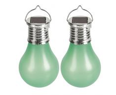 SOLARLINE 403686 Ampoule Solaire Plastique, Vert, 5.7 x 5.7 x 10 cm